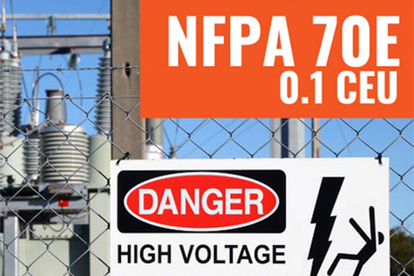 Fence showing high voltage signage