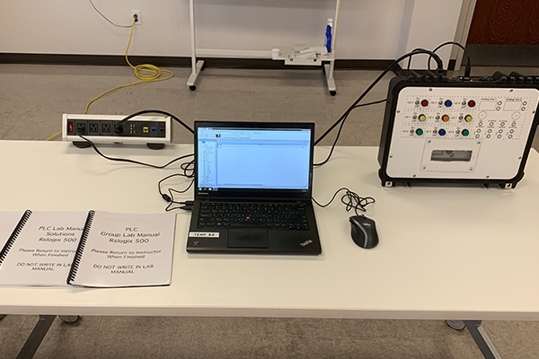 Picture showing MTI's PLC Training Module